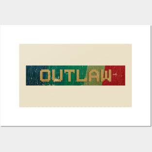 outlaw - RETRO COLOR - VINTAGE Posters and Art